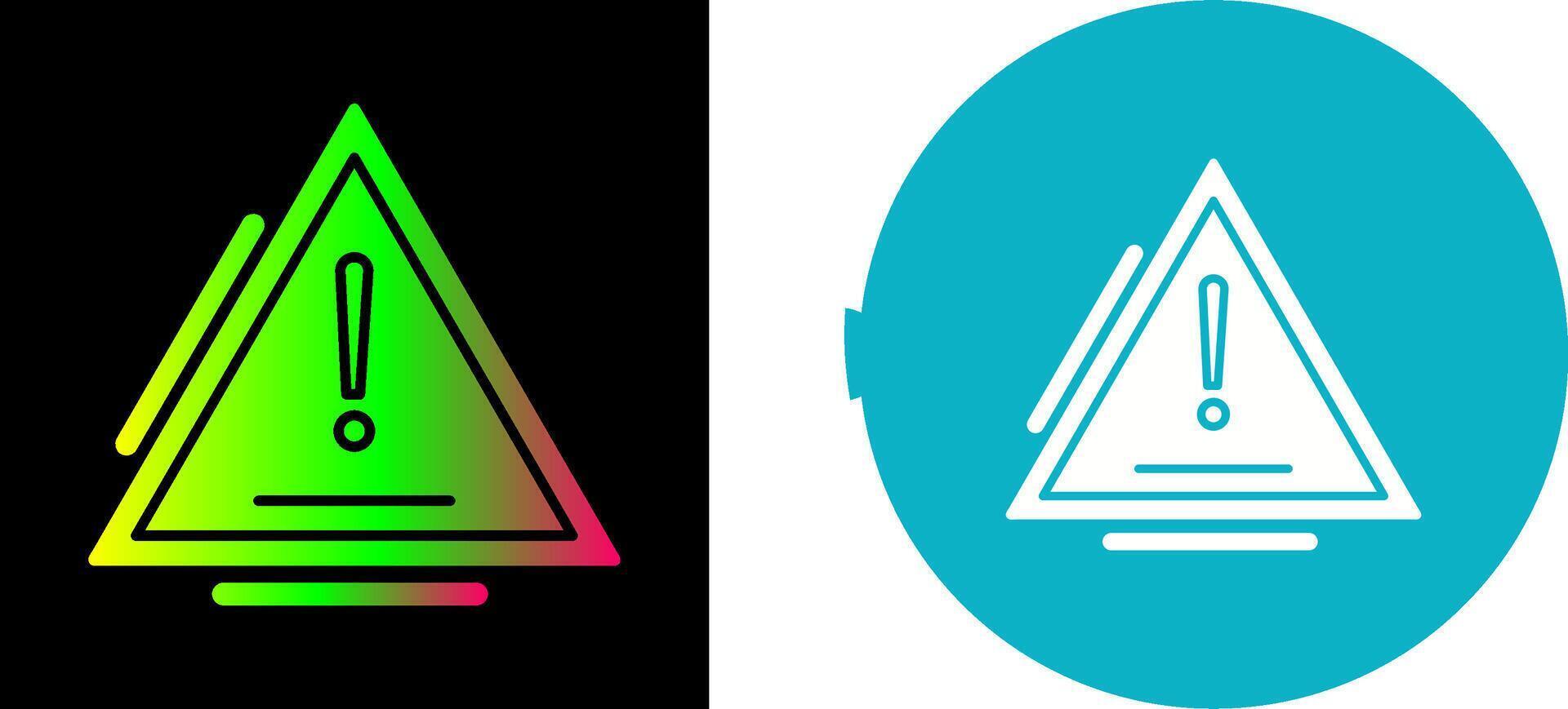 Warning Icon Design vector