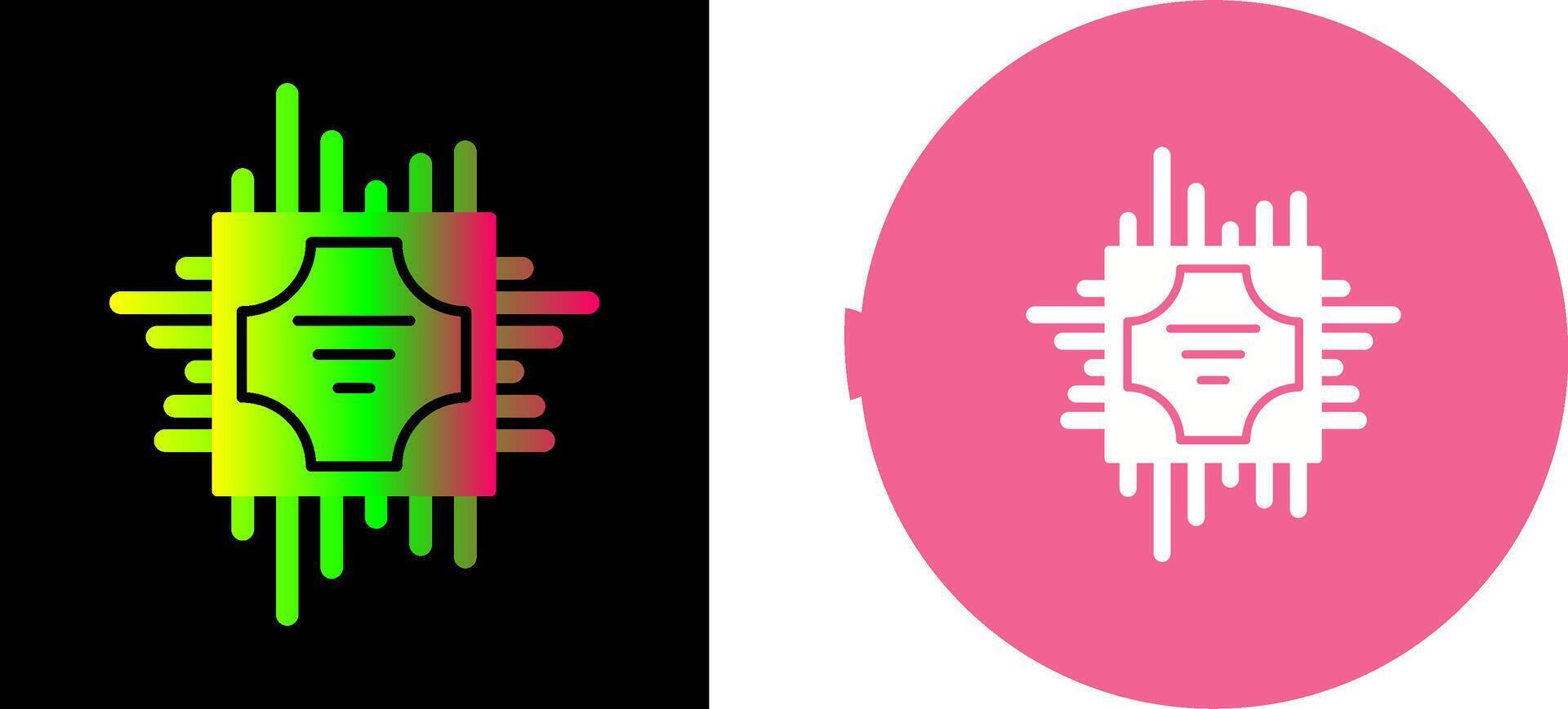 Cpu Icon Design vector