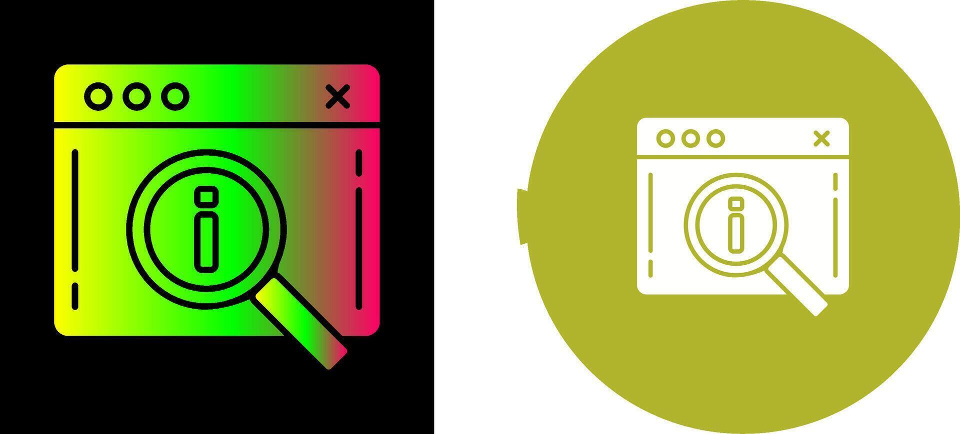 Search Icon Design vector