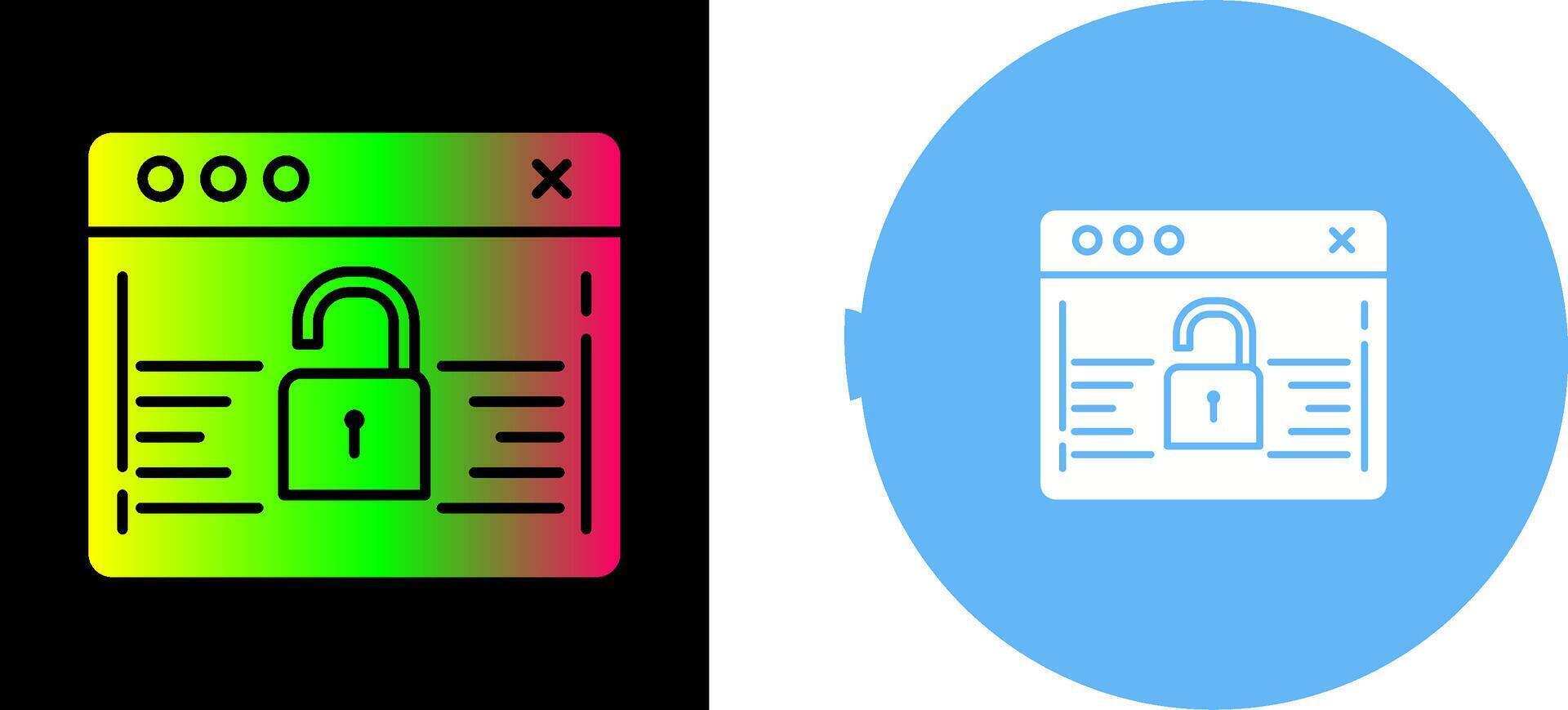 Password Icon Design vector