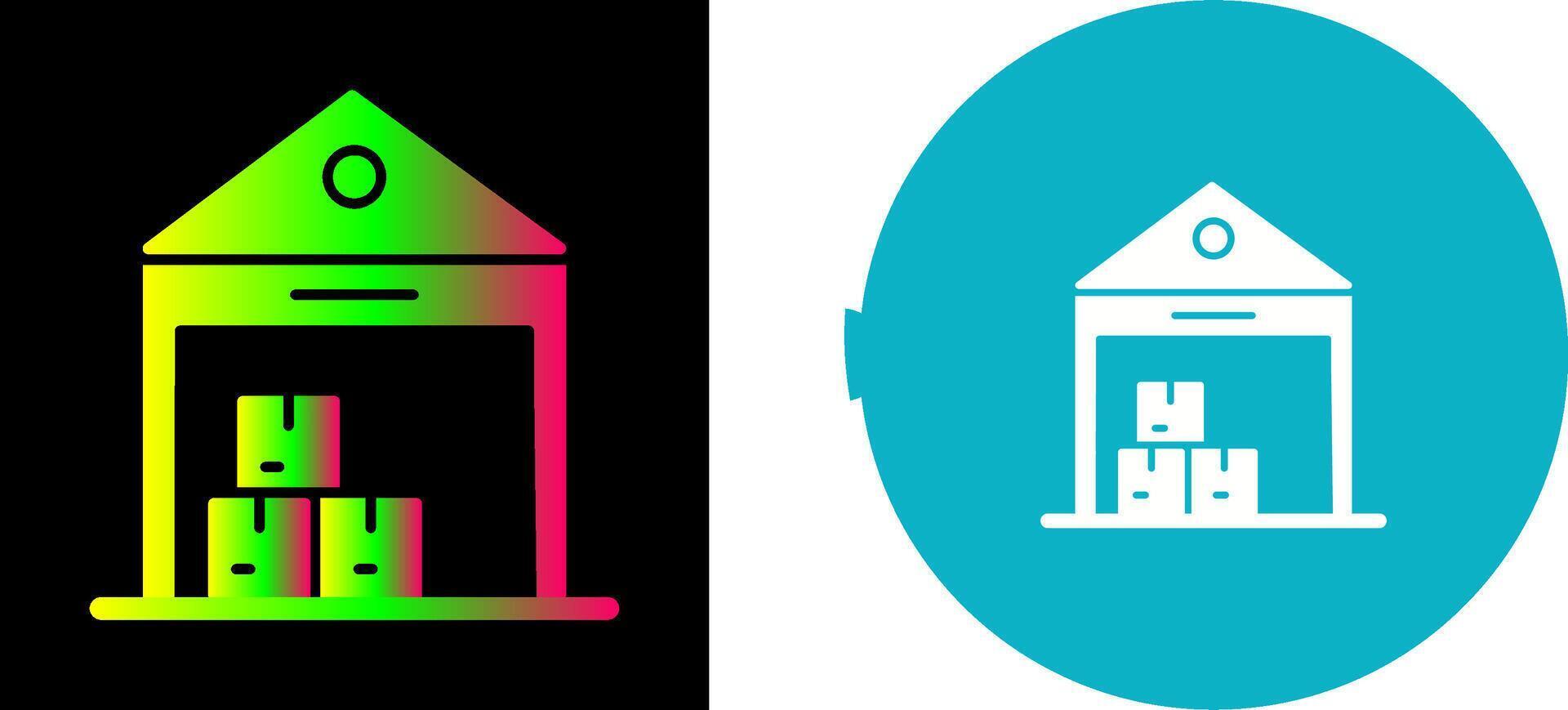 Warehouse Icon Design vector