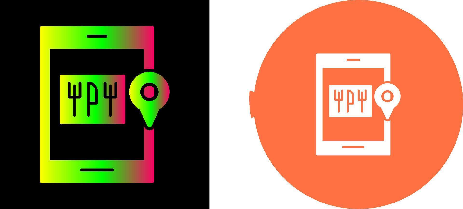 Food Delivery Icon Design vector