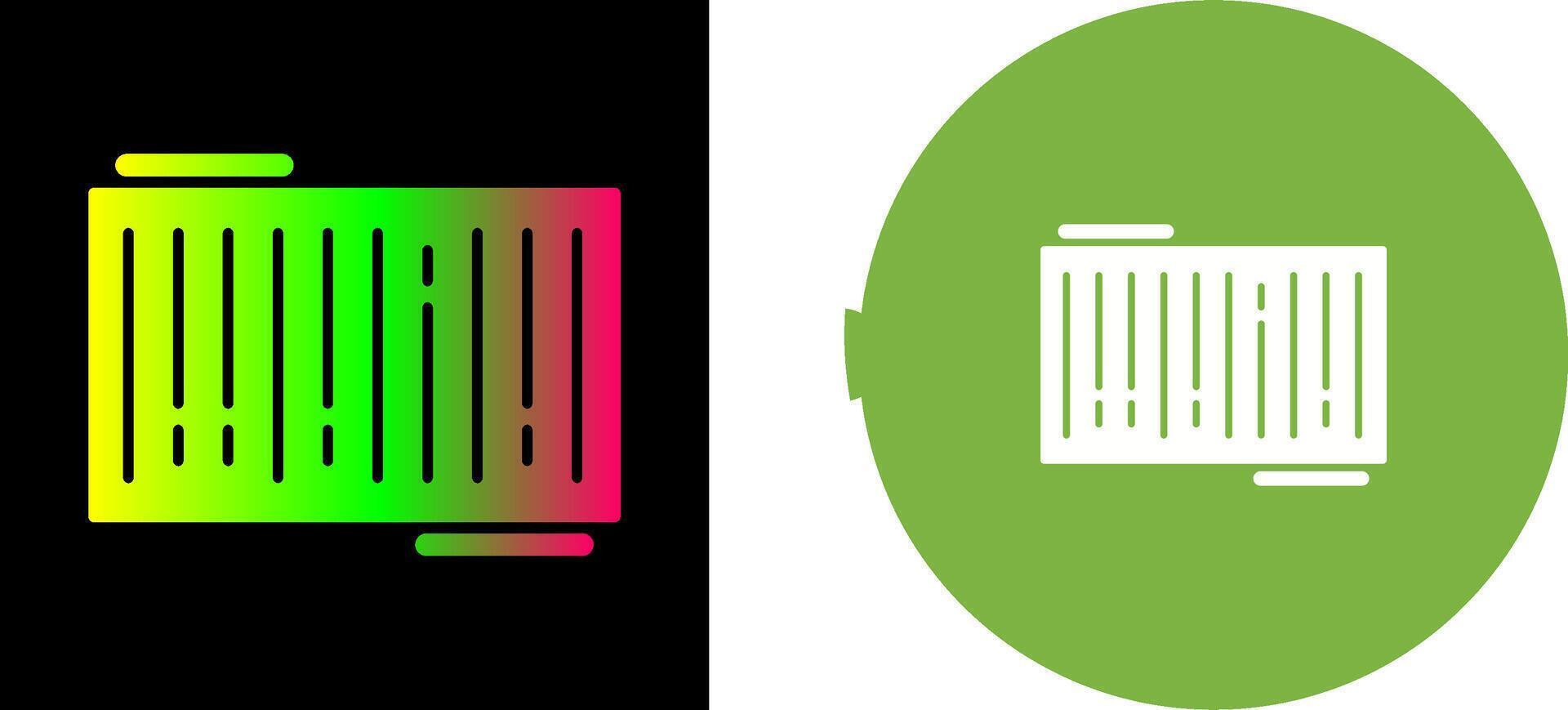 Barcode Icon Design vector
