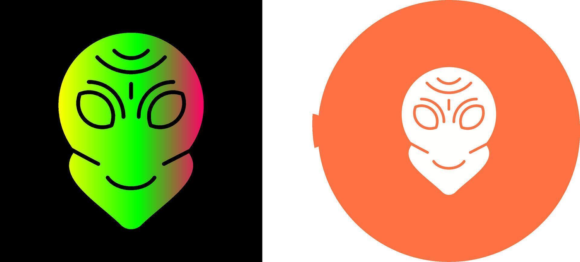 Alien Icon Design vector