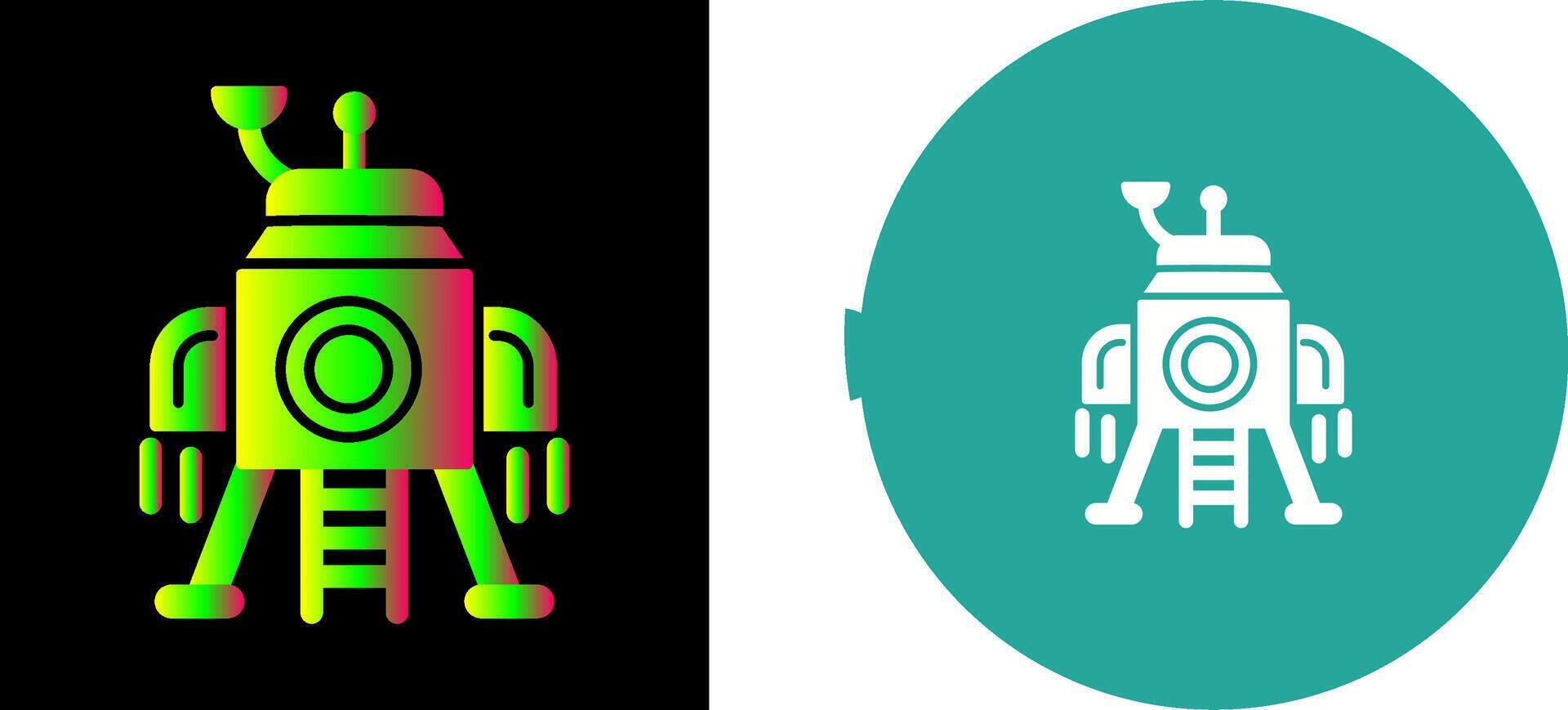 Lander Icon Design vector