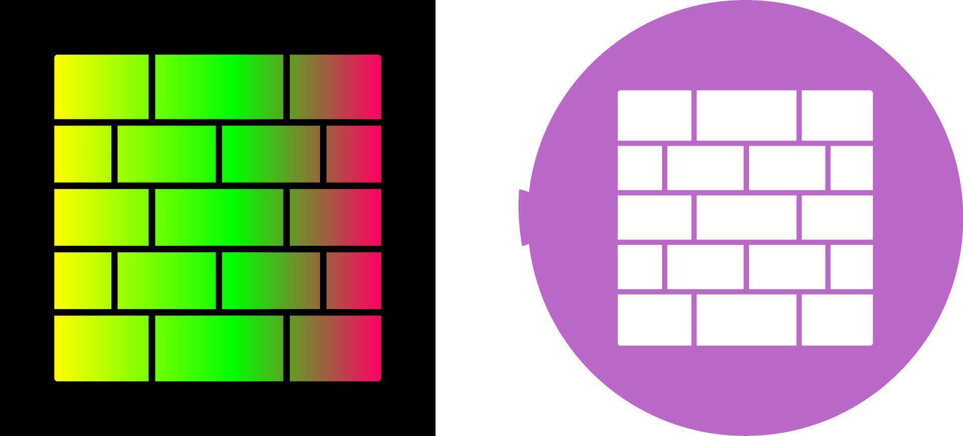 Wall Icon Design vector