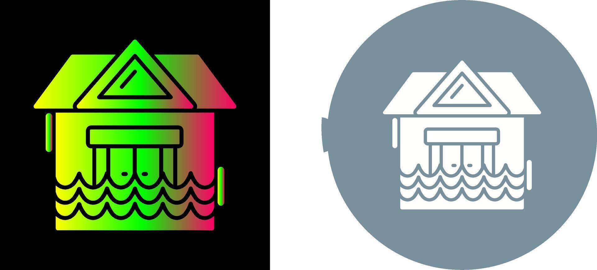 Natural Disaster Icon Design vector