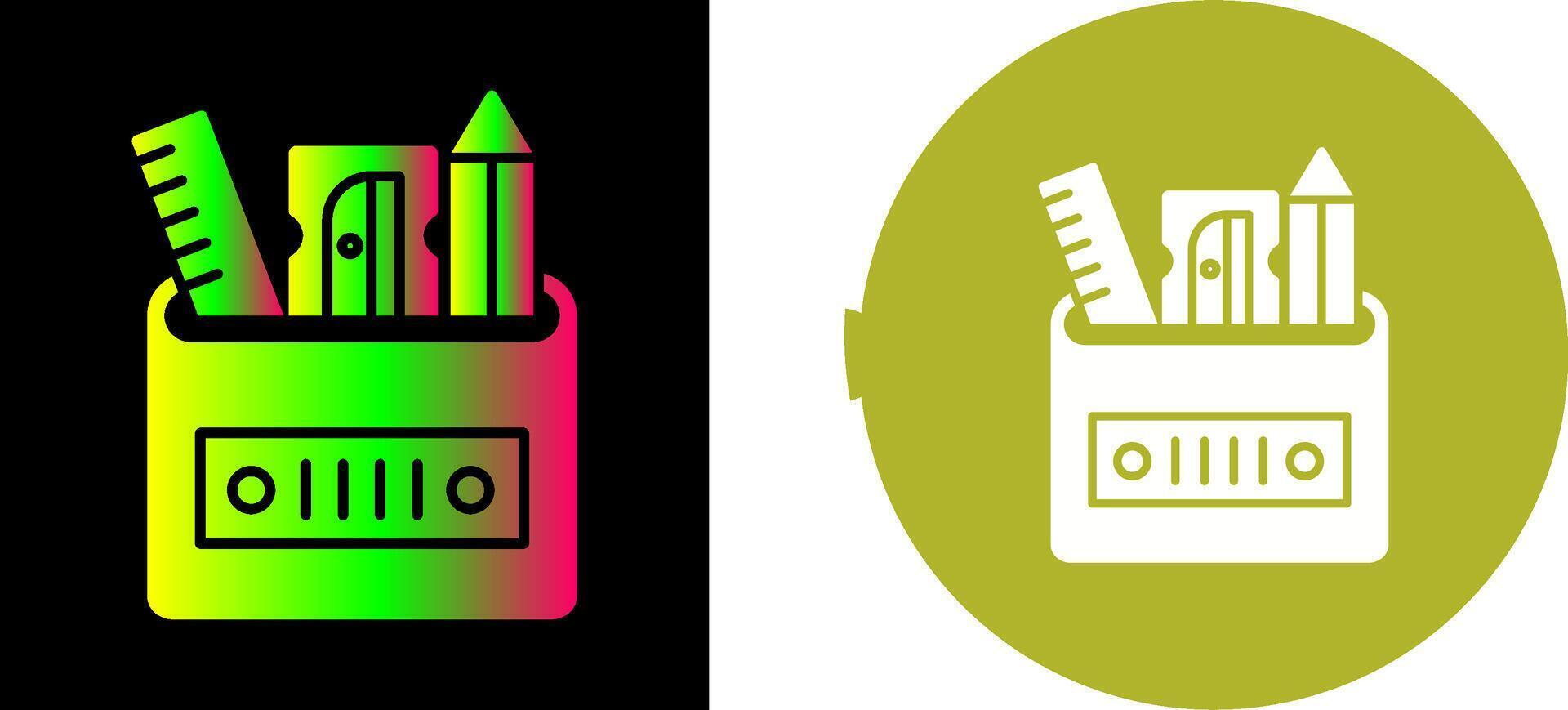 Stationery Icon Design vector