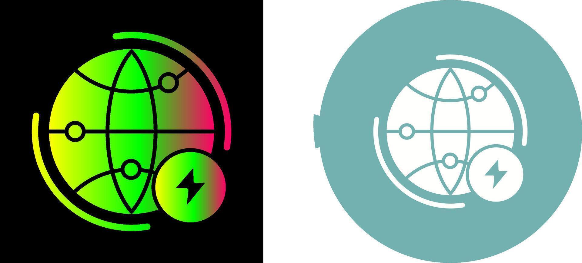Globe Earth Icon Design vector