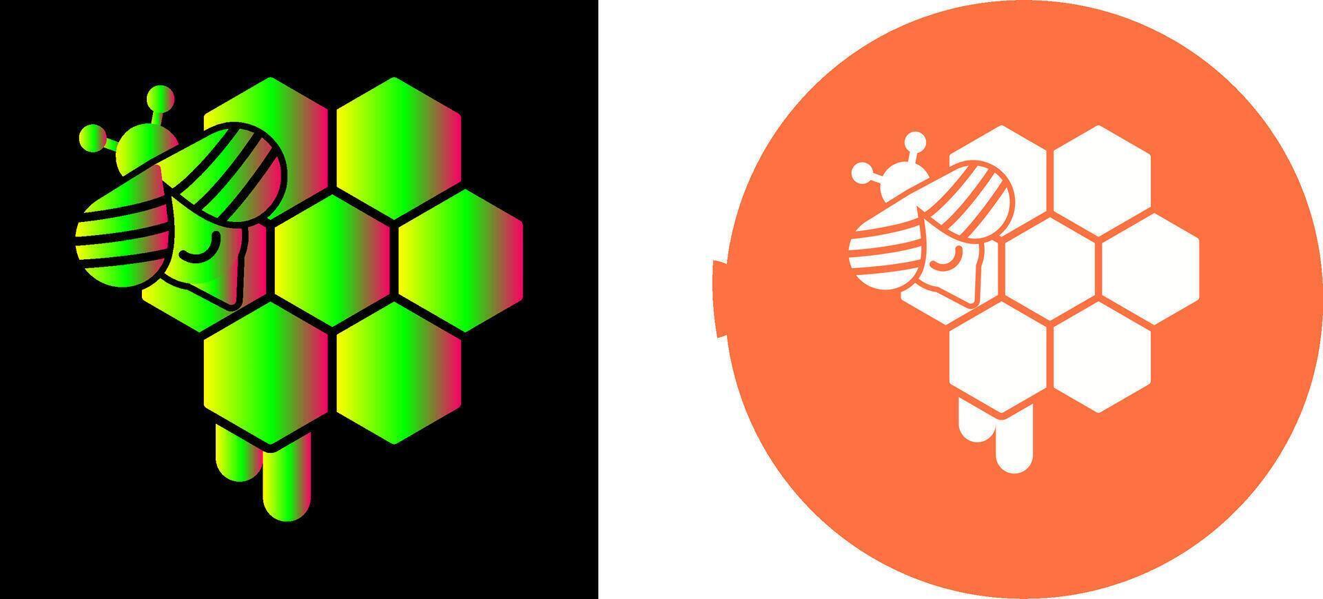 Honeycomb Icon Design vector