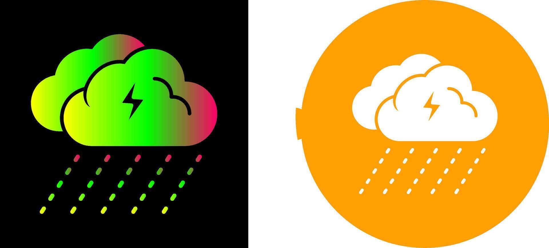 Rainy Day Icon Design vector