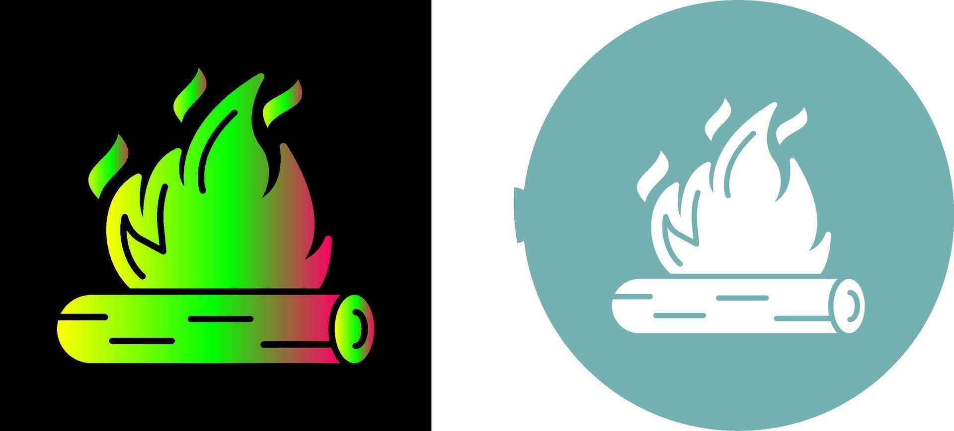 Bonfire Icon Design vector