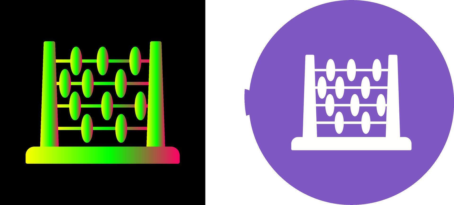 Abacus Icon Design vector