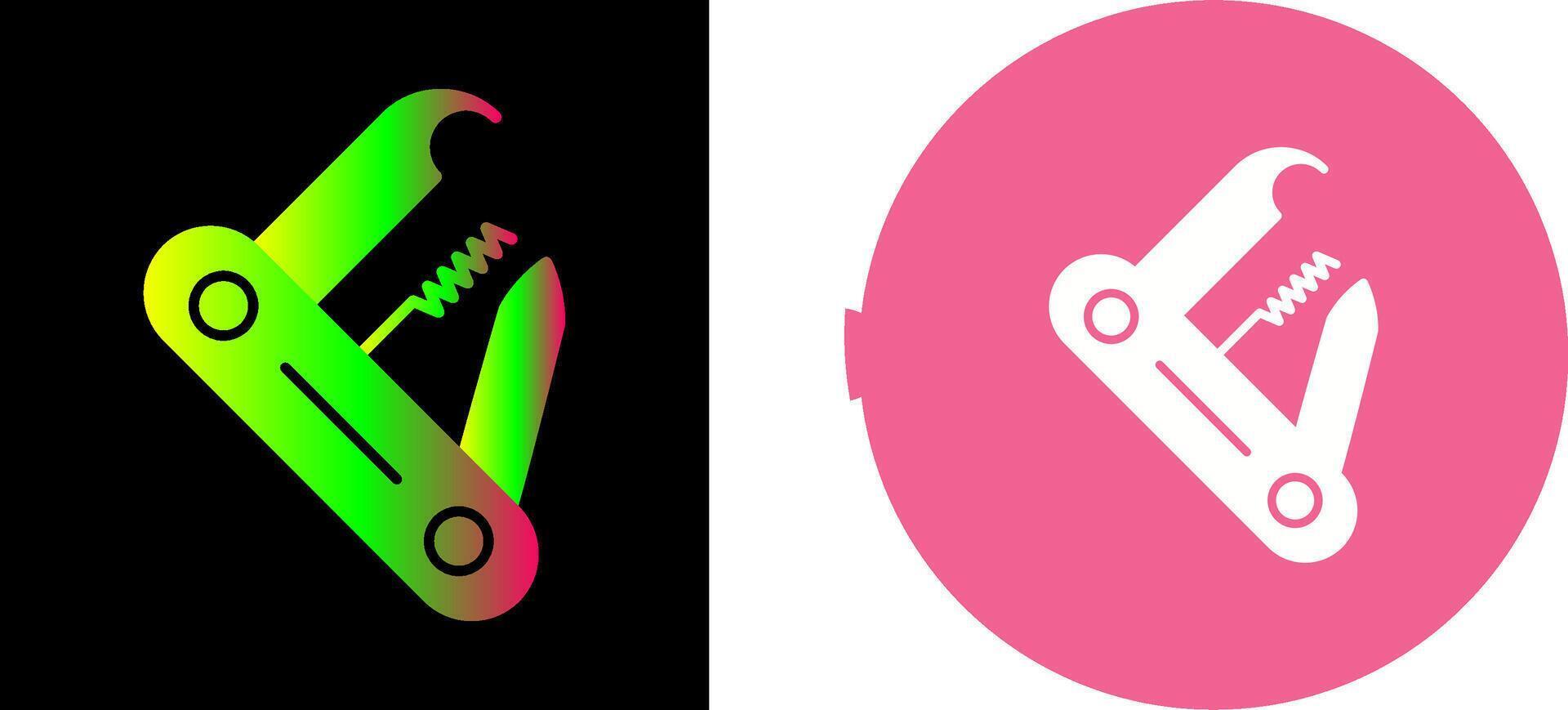 Swiss Army Knife Icon Design vector