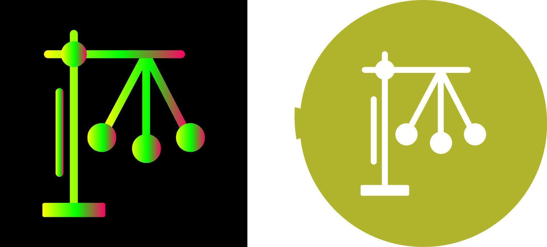Pendulum Icon Design vector