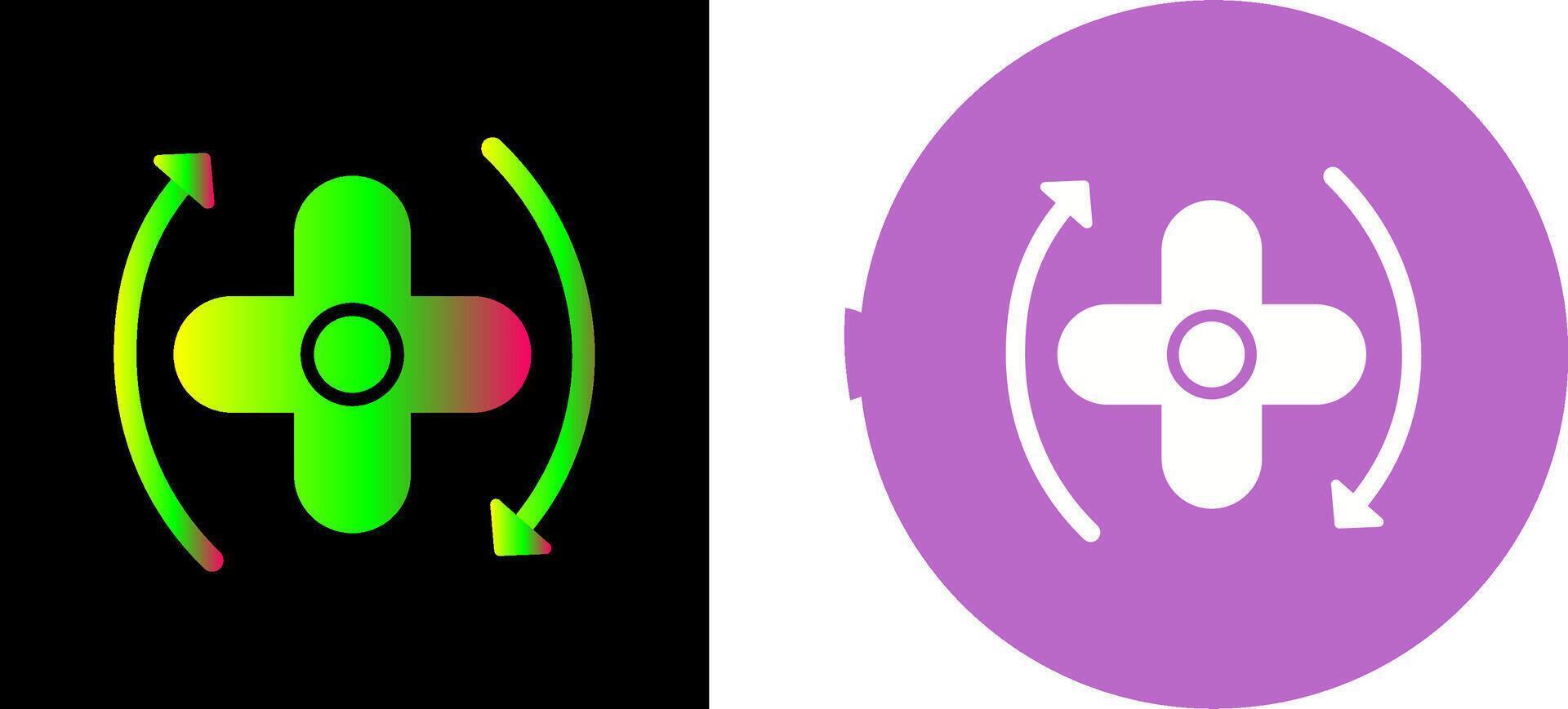 Rotate Icon Design vector
