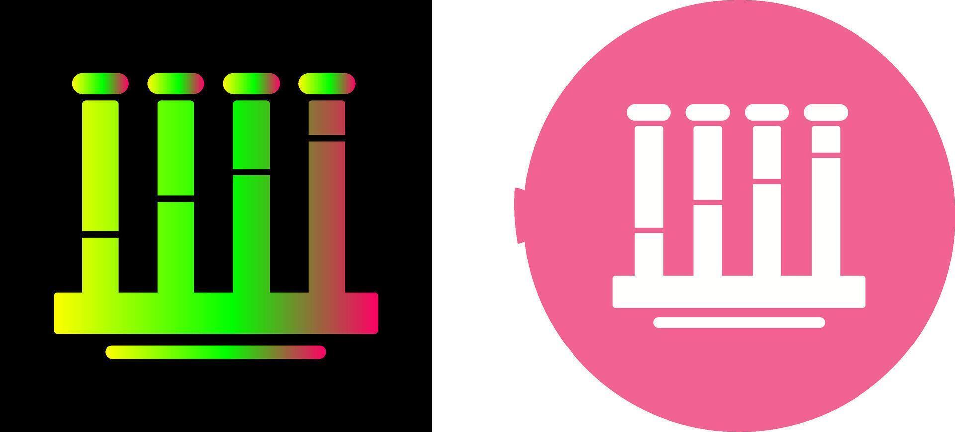 Communicating Vessels Icon Design vector