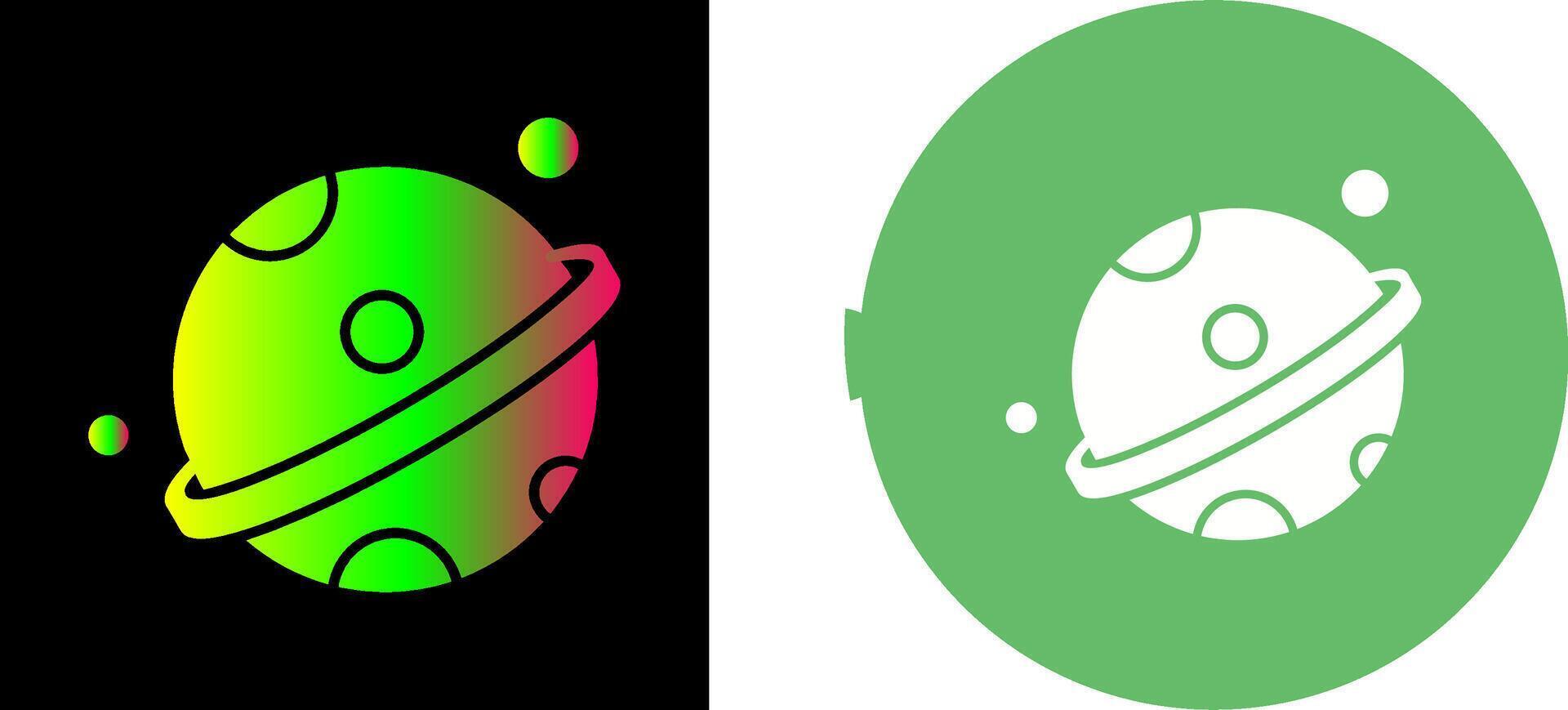 Planet Icon Design vector