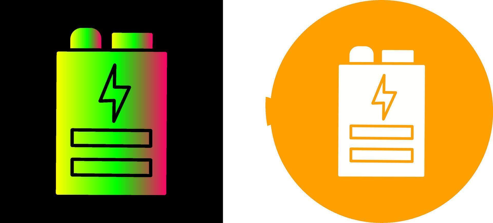 Battery Icon Design vector