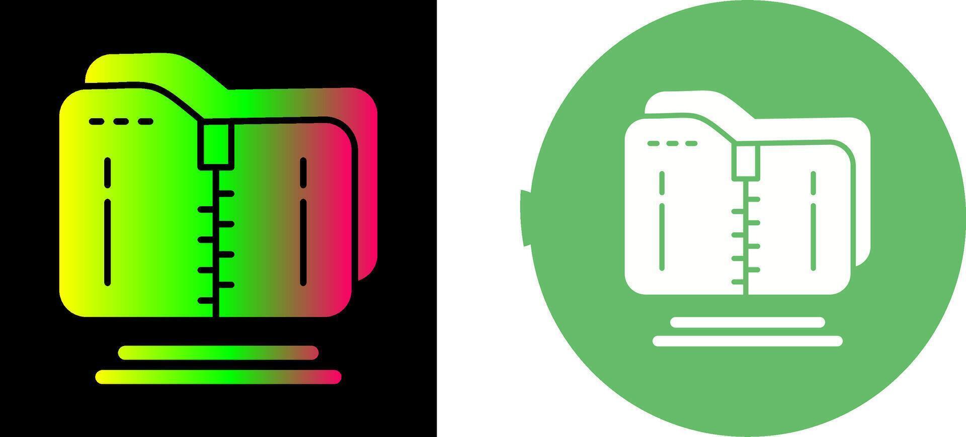 Compressed Icon Design vector
