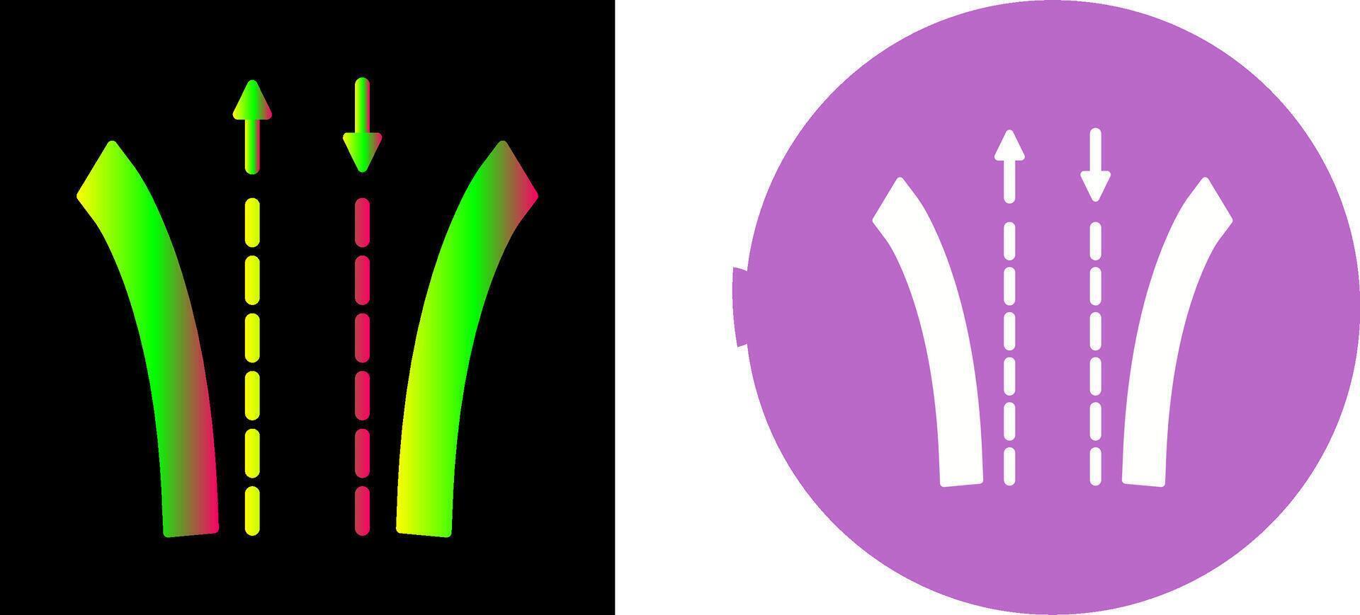 Way Icon Design vector