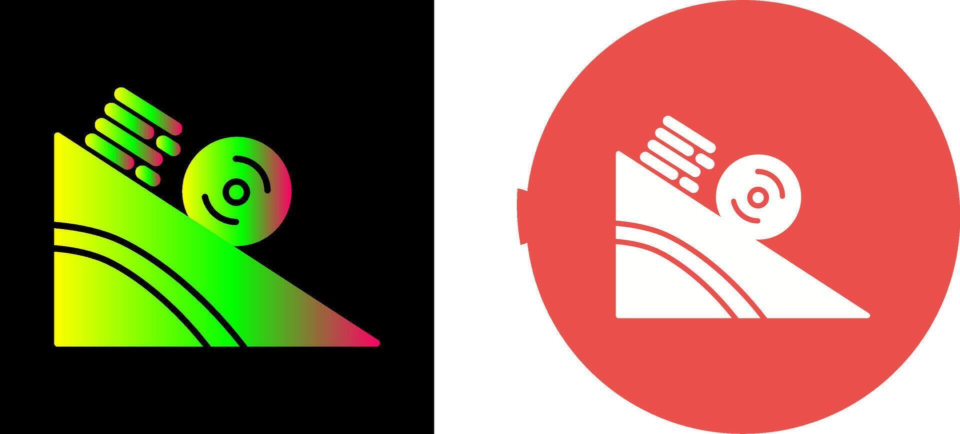 Rolling Icon Design vector