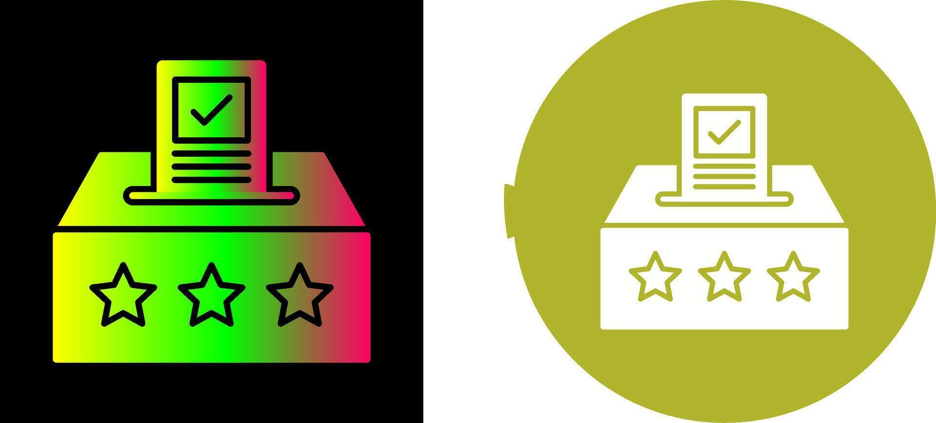 Ballot Icon Design vector