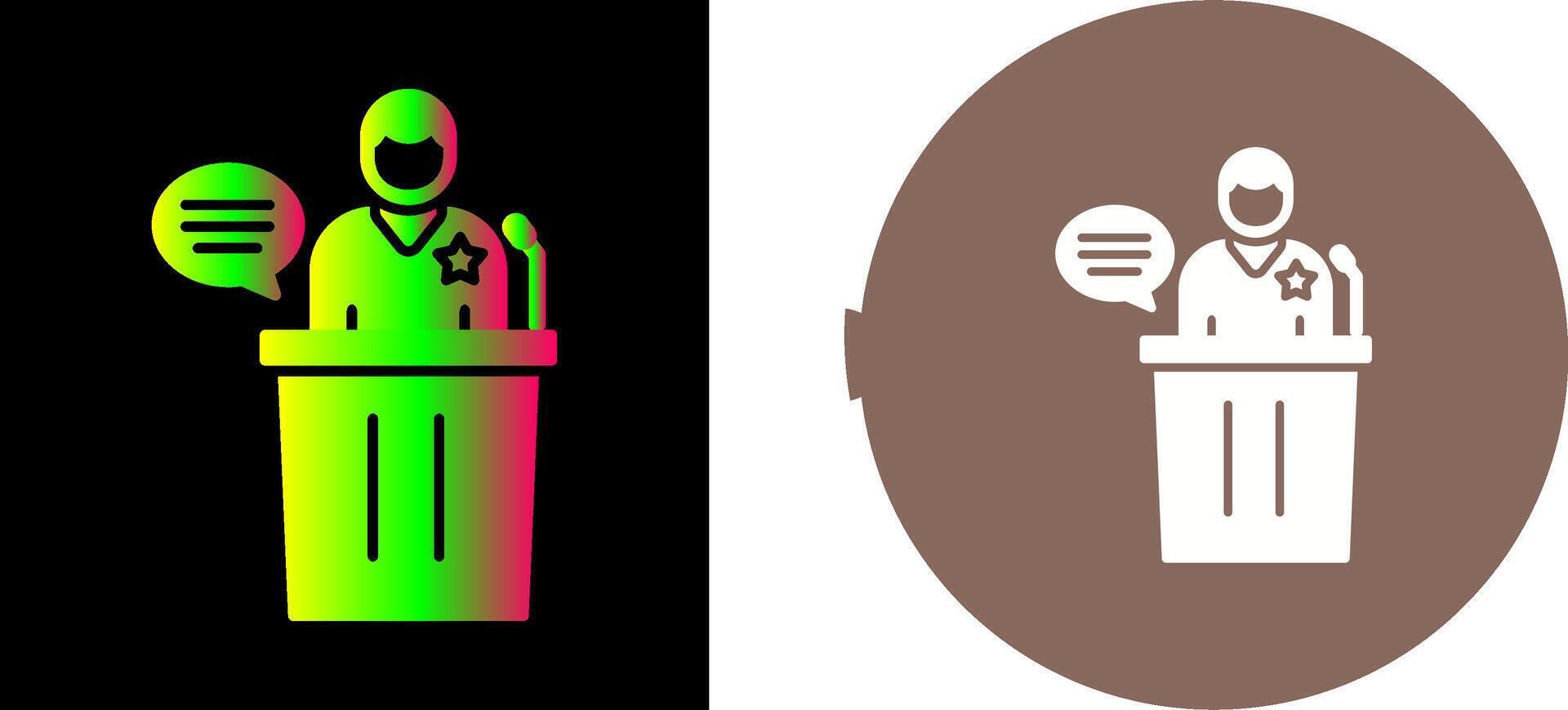 Debate Icon Design vector