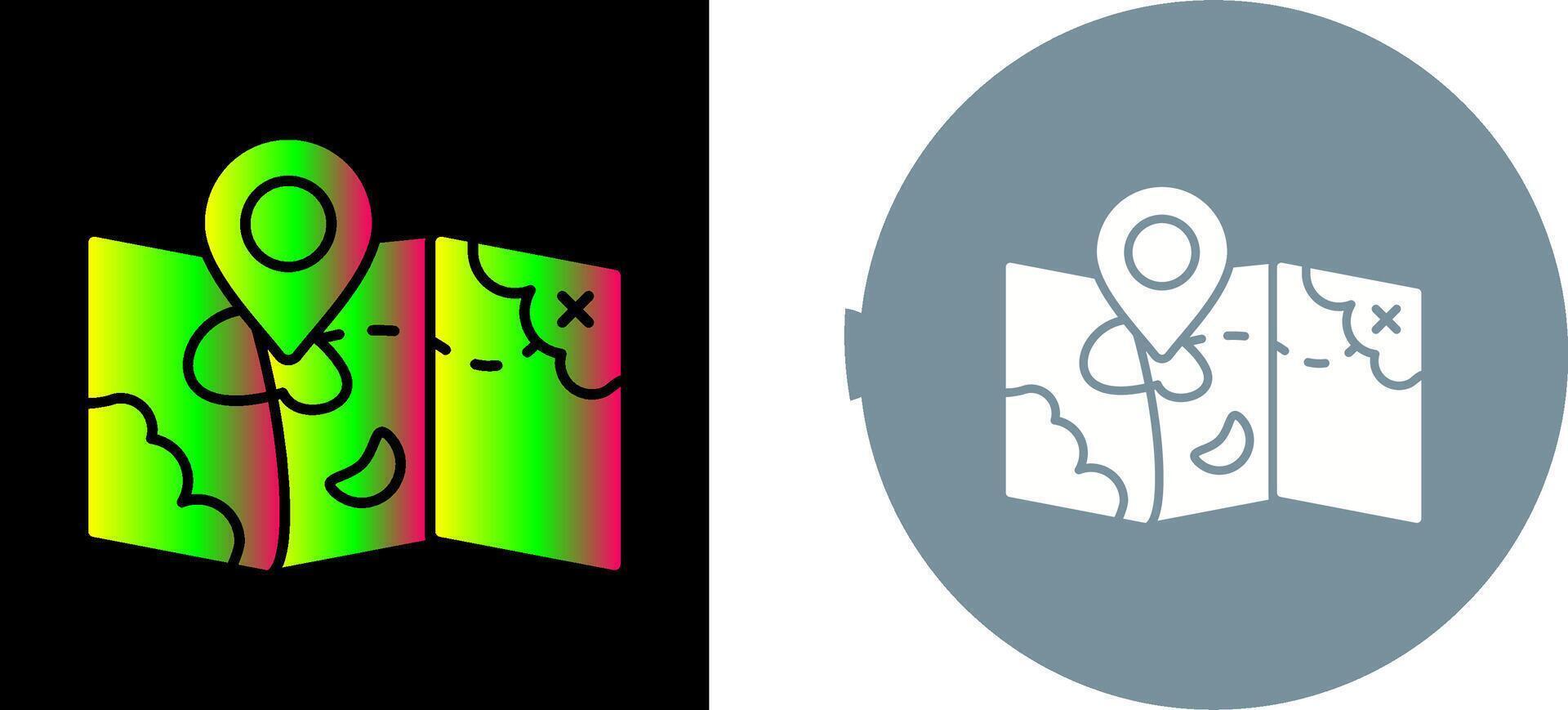 Map Icon Design vector