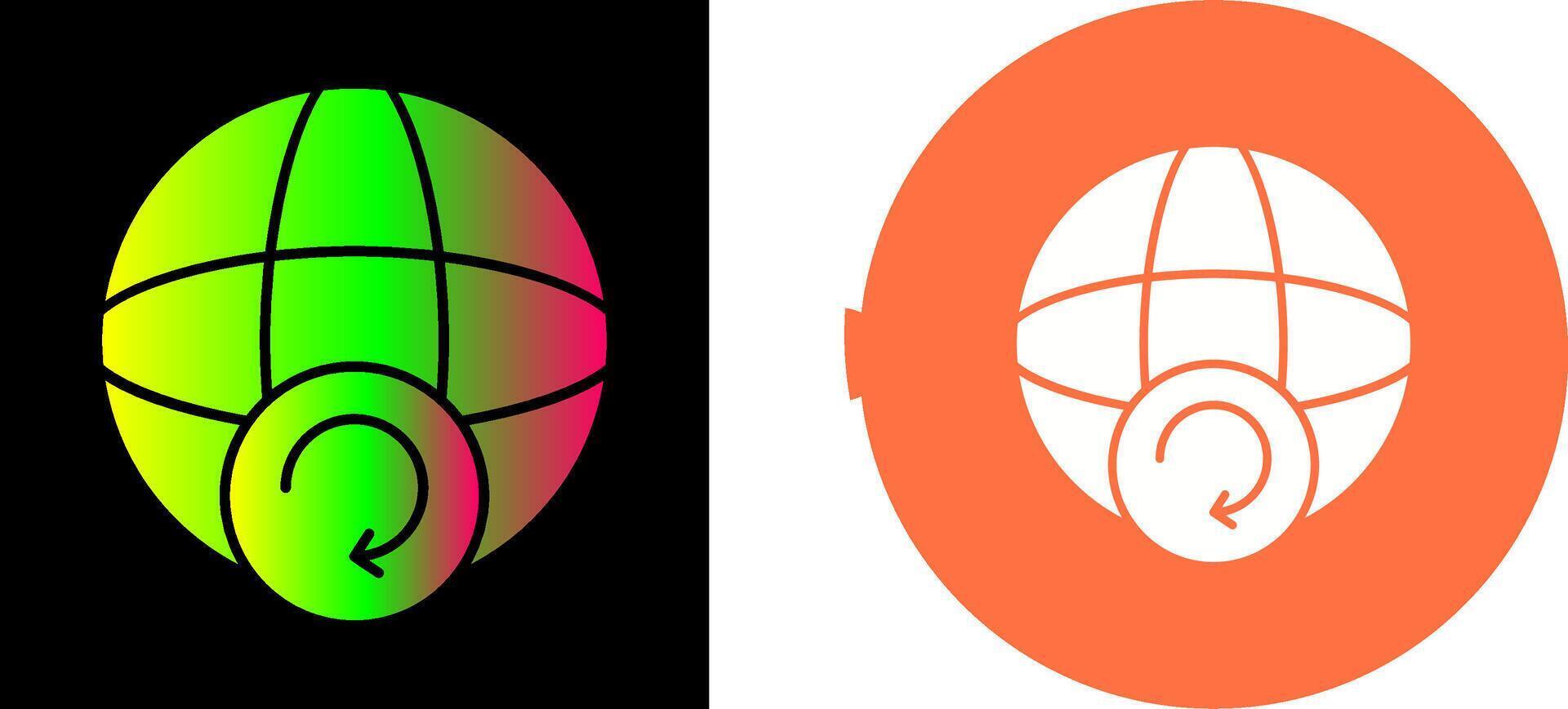 Earth Icon Design vector