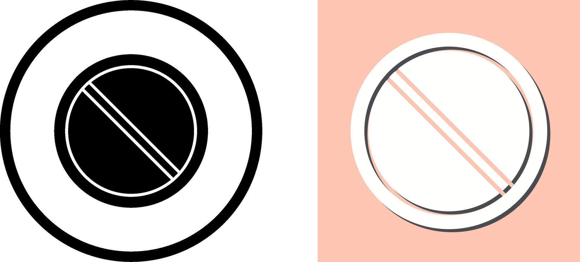 Prohibited Icon Design vector