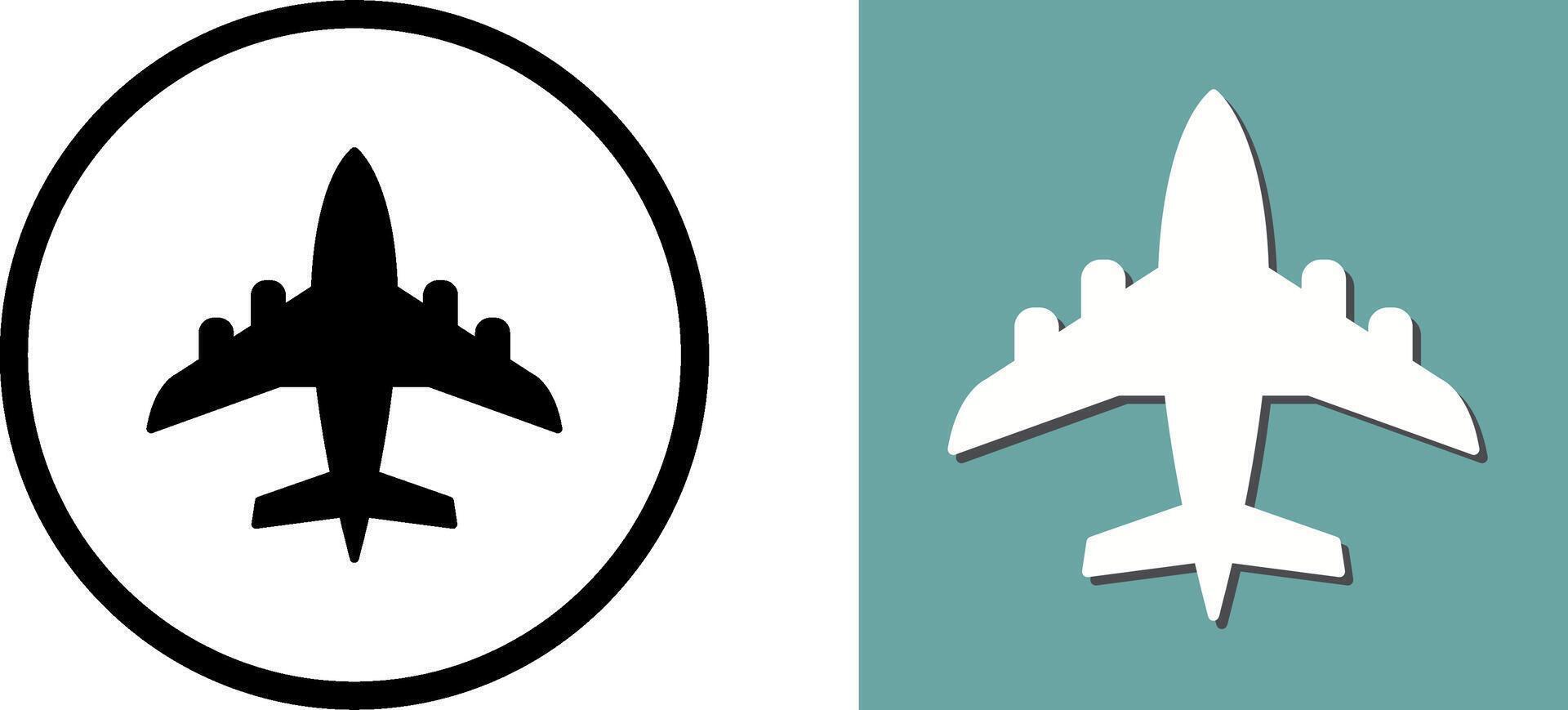 Aeroplane Icon Design vector