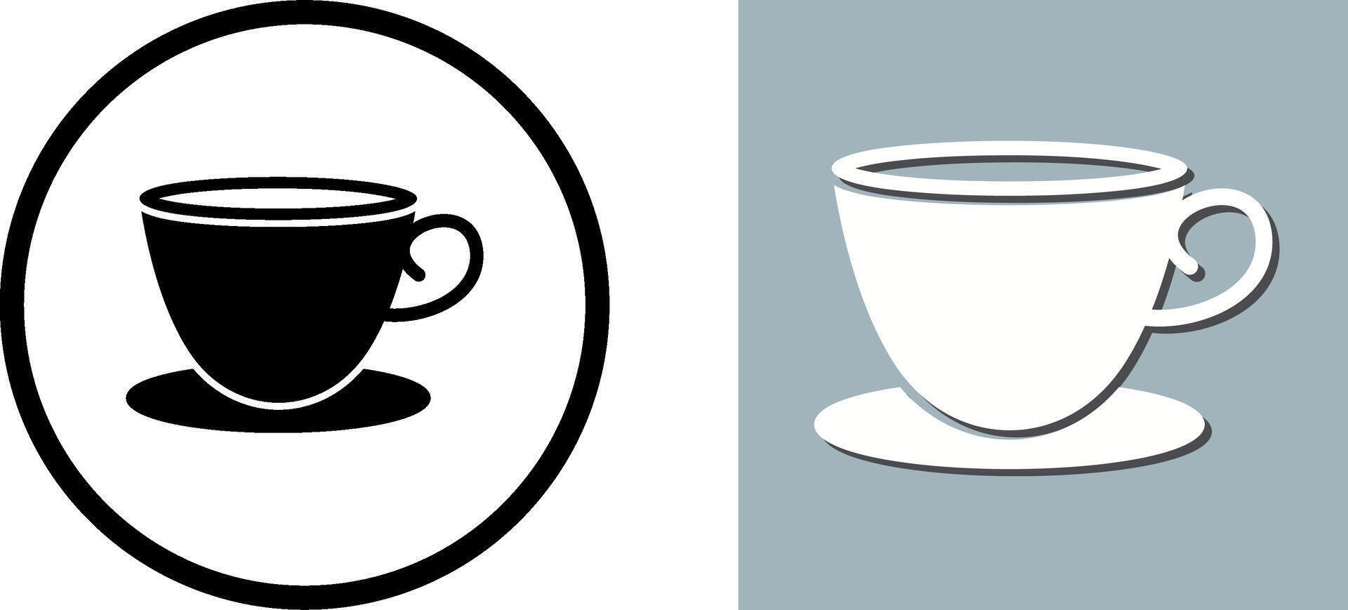 Tea Cup Icon Design vector