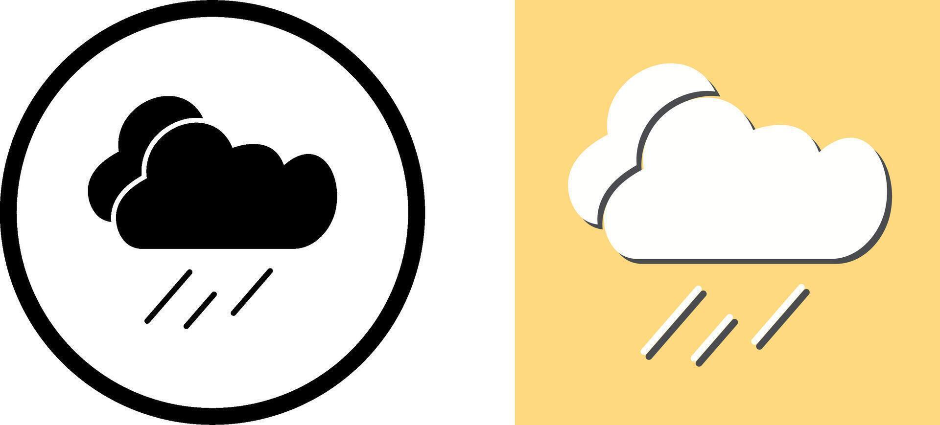 Rain Icon Design vector