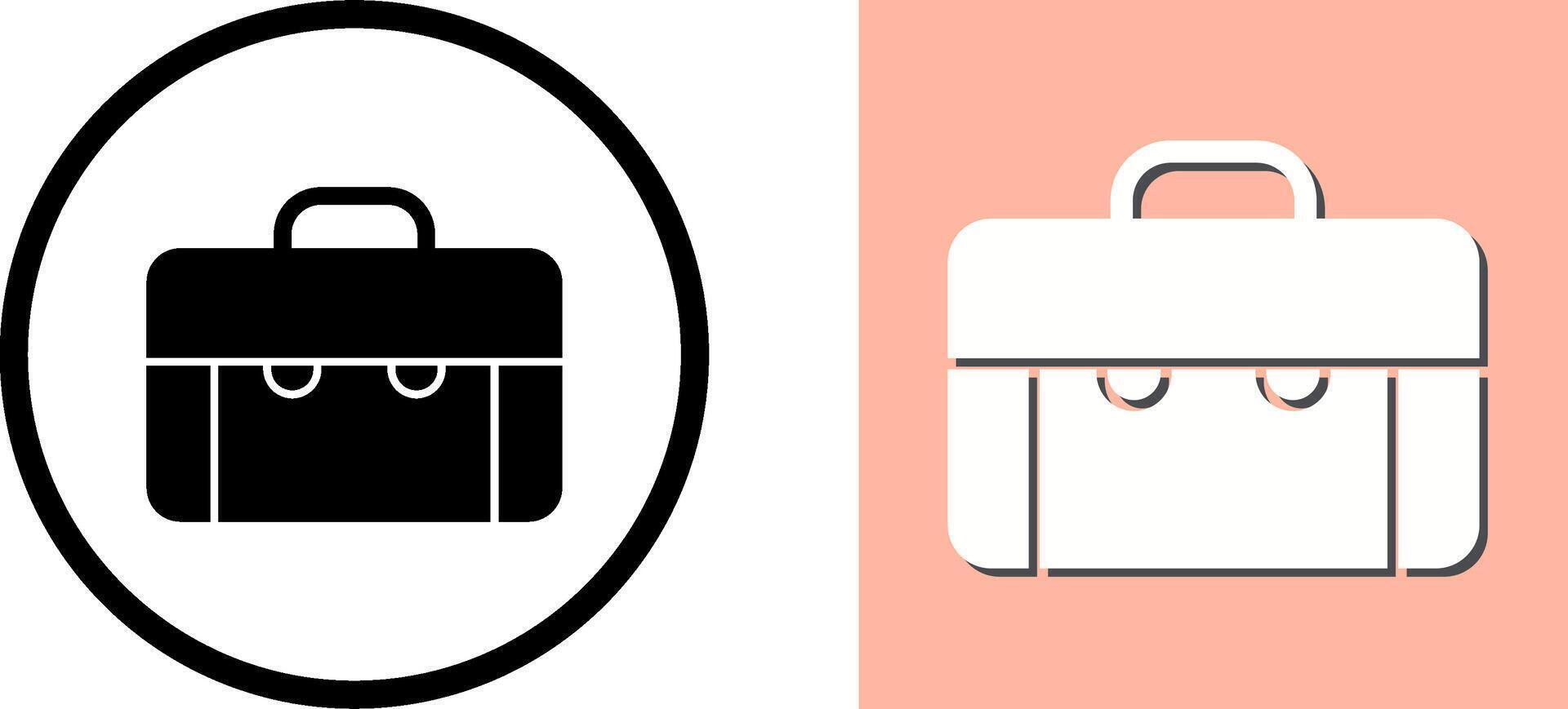 Suitcase Icon Design vector