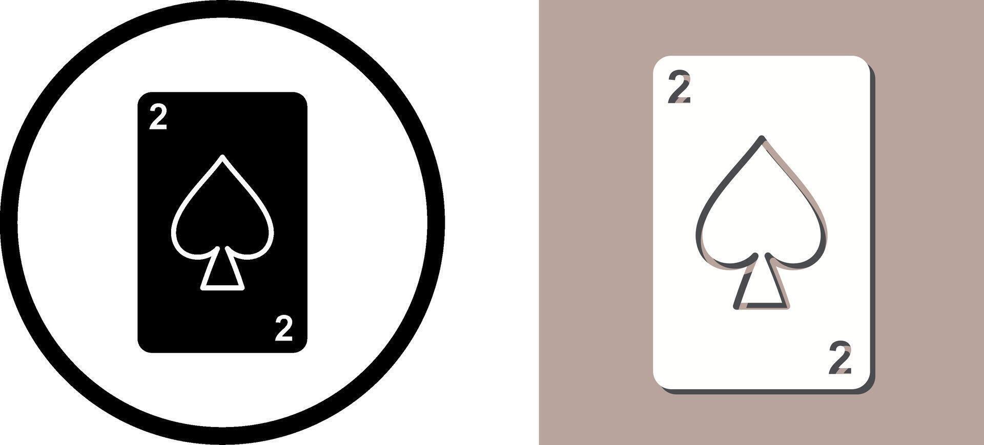 Spades Card Icon Design vector