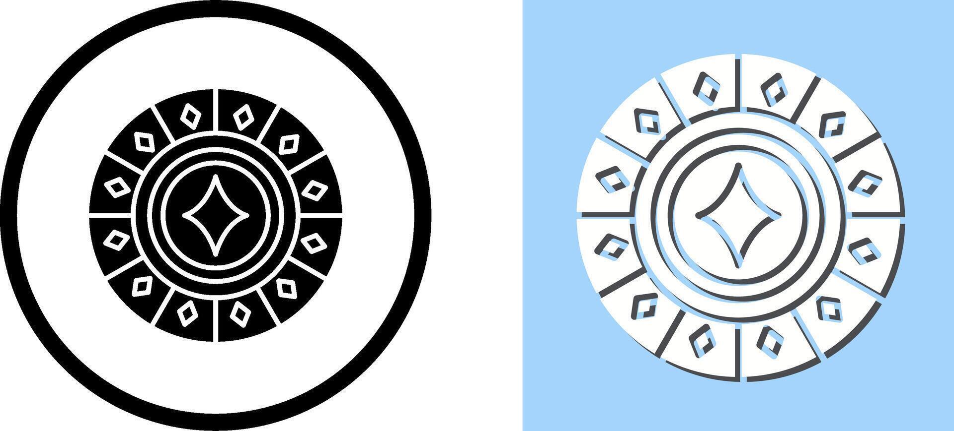 Diamond Chip Icon Design vector