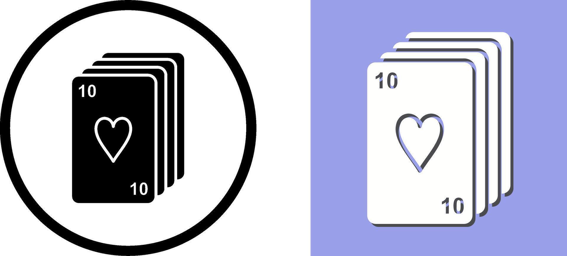 Deck of Cards Icon Design vector