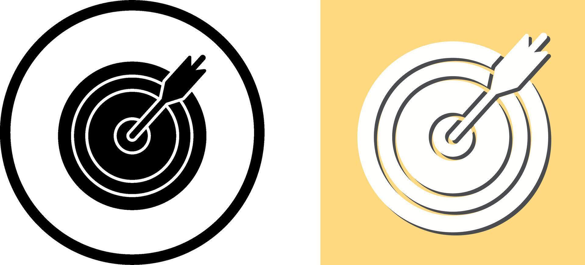 Darts Game Icon Design vector