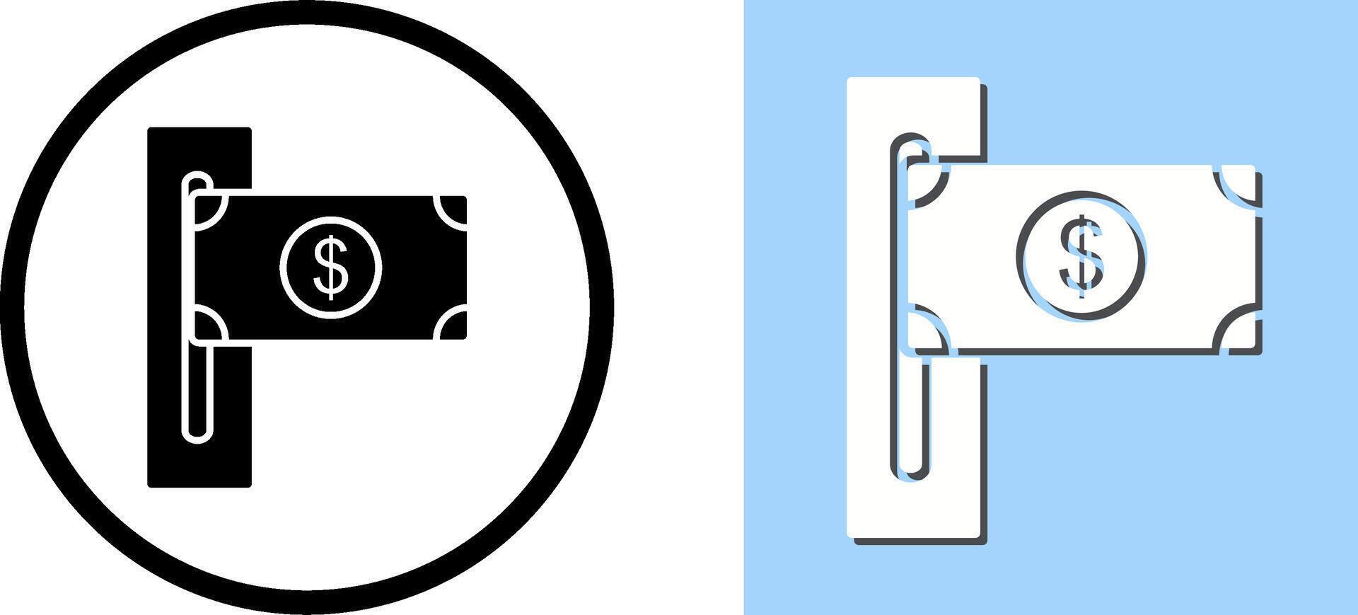 Slot of Bills Icon Design vector