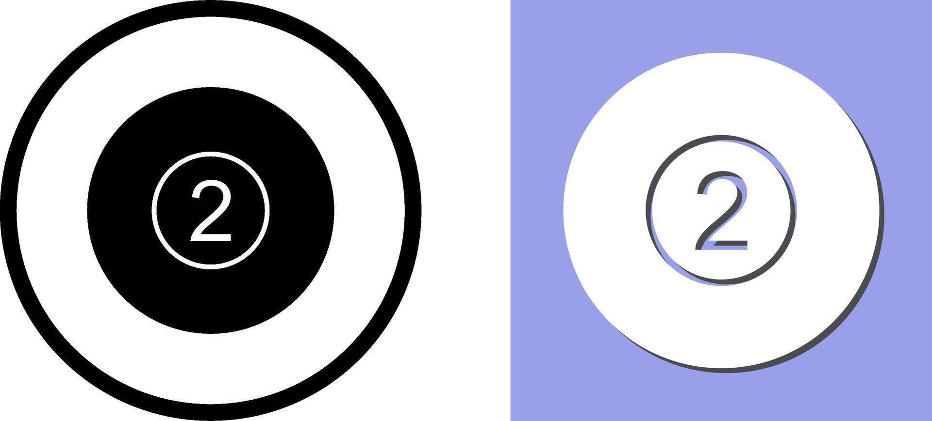 Pool Ball Icon Design vector