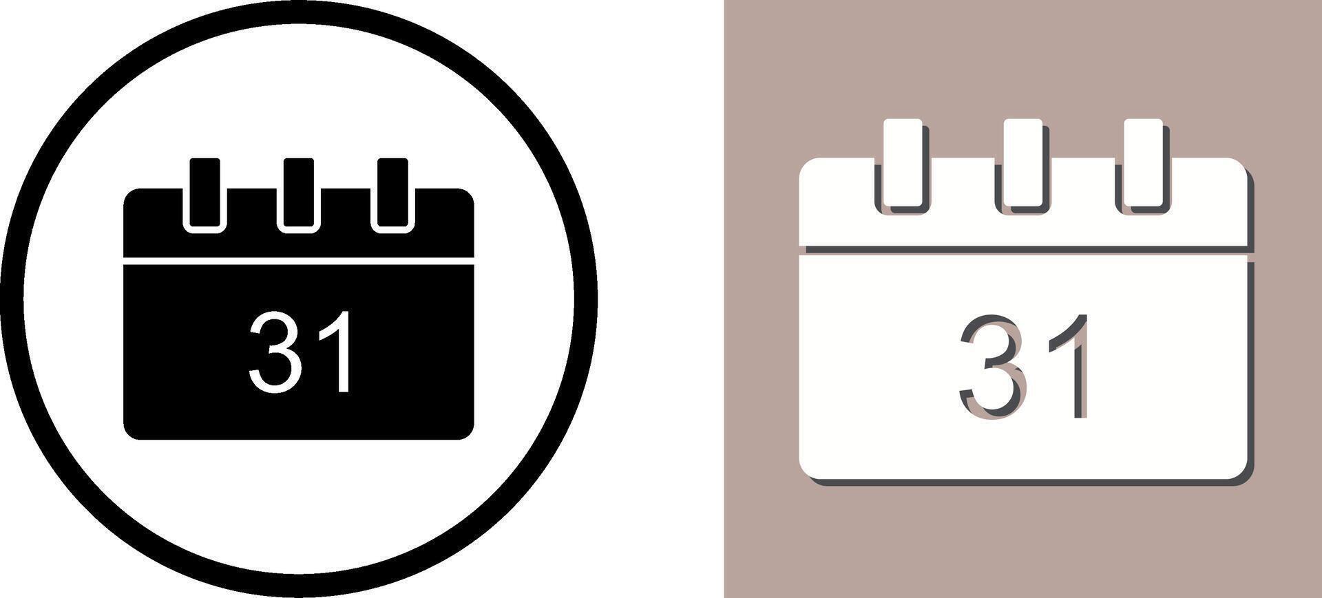 Unique Calendar Icon Design vector
