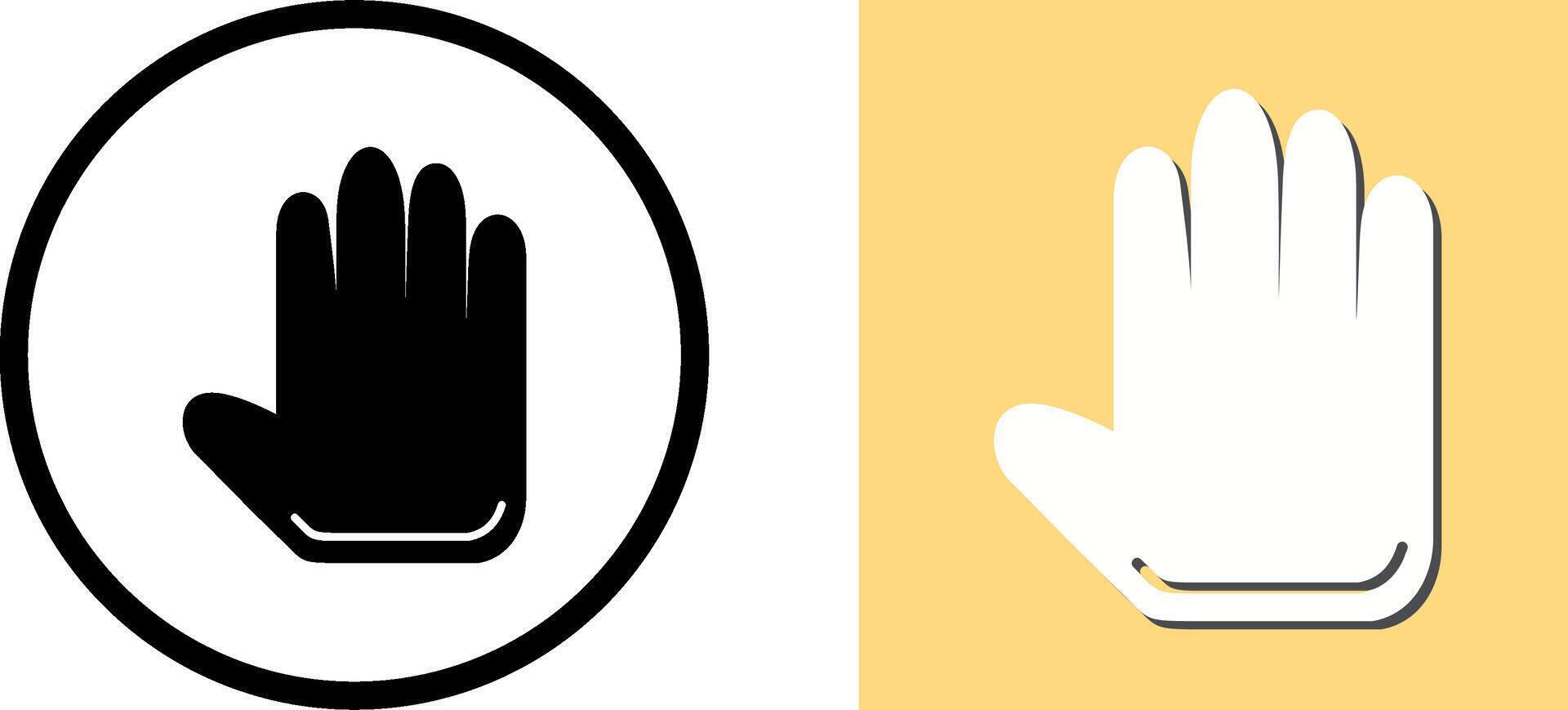 Unique Hand Tool Icon Design vector