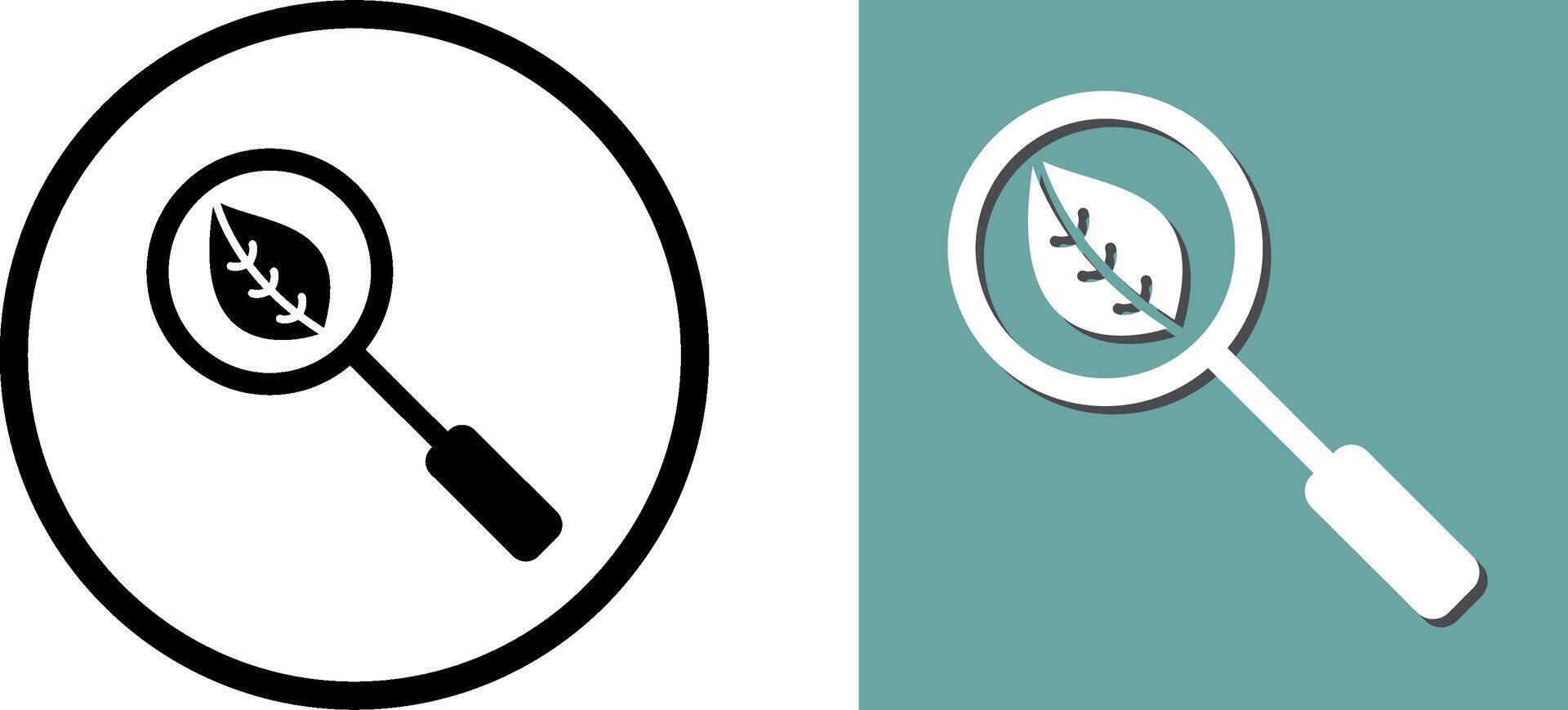 Unique Organic Search Icon Design vector
