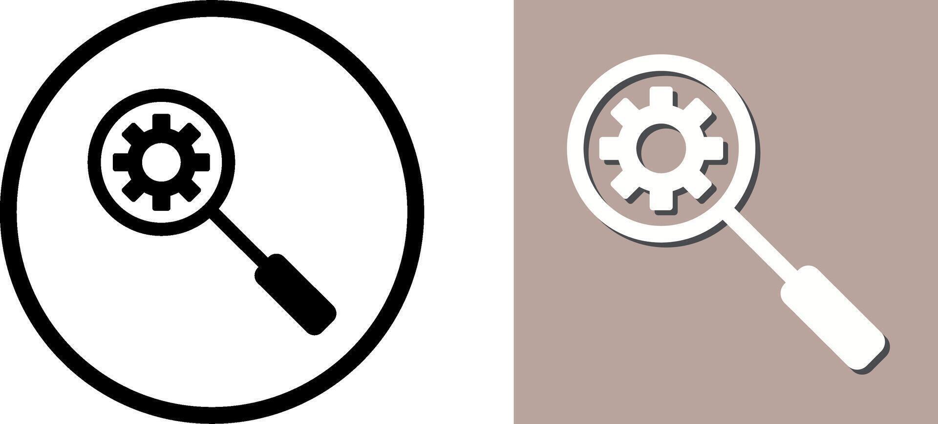 Unique Search Engine Optimizati Icon Design vector