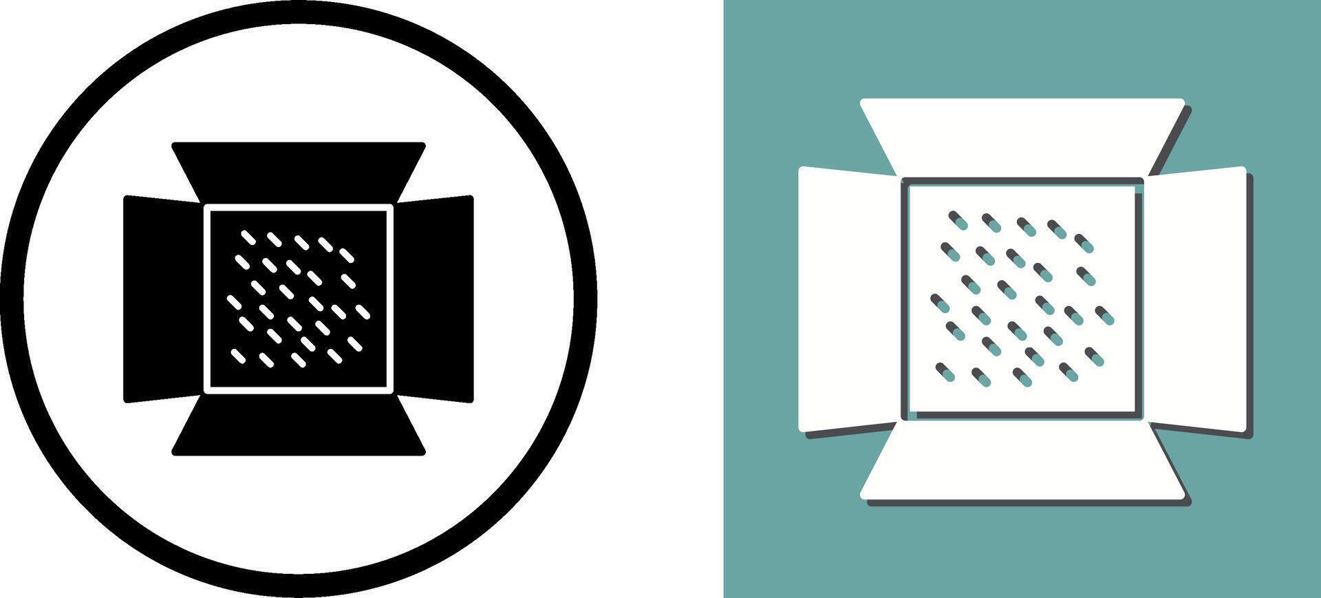 Unique Lights Icon Design vector