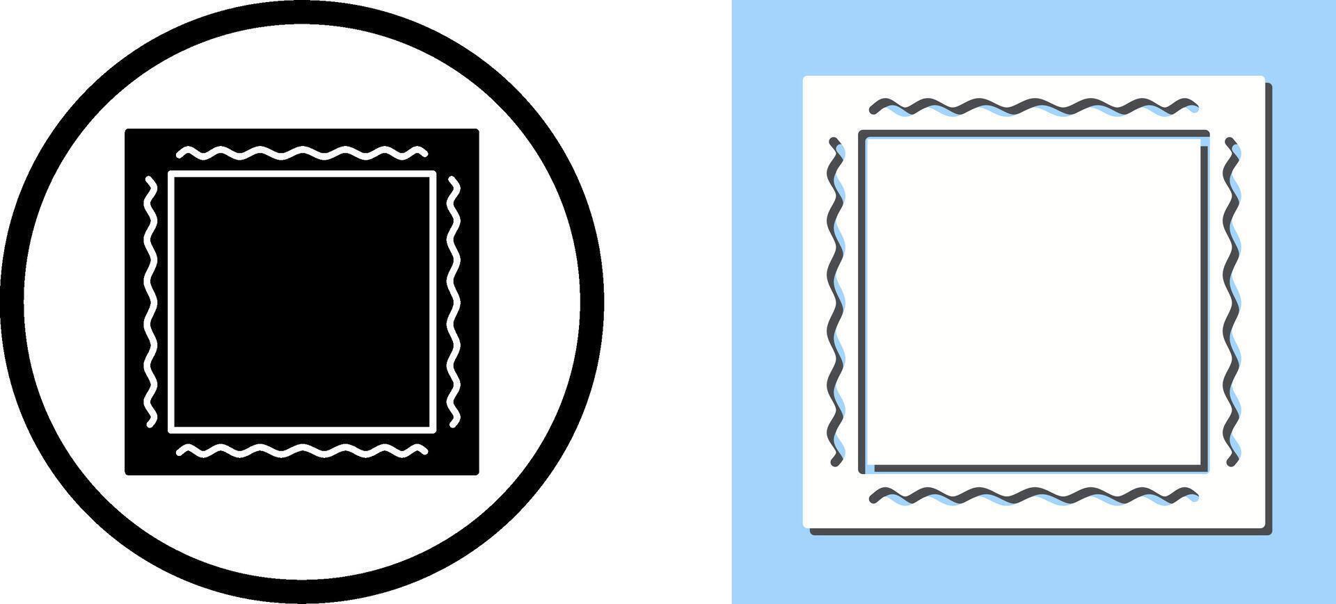 Unique Frame Icon Design vector
