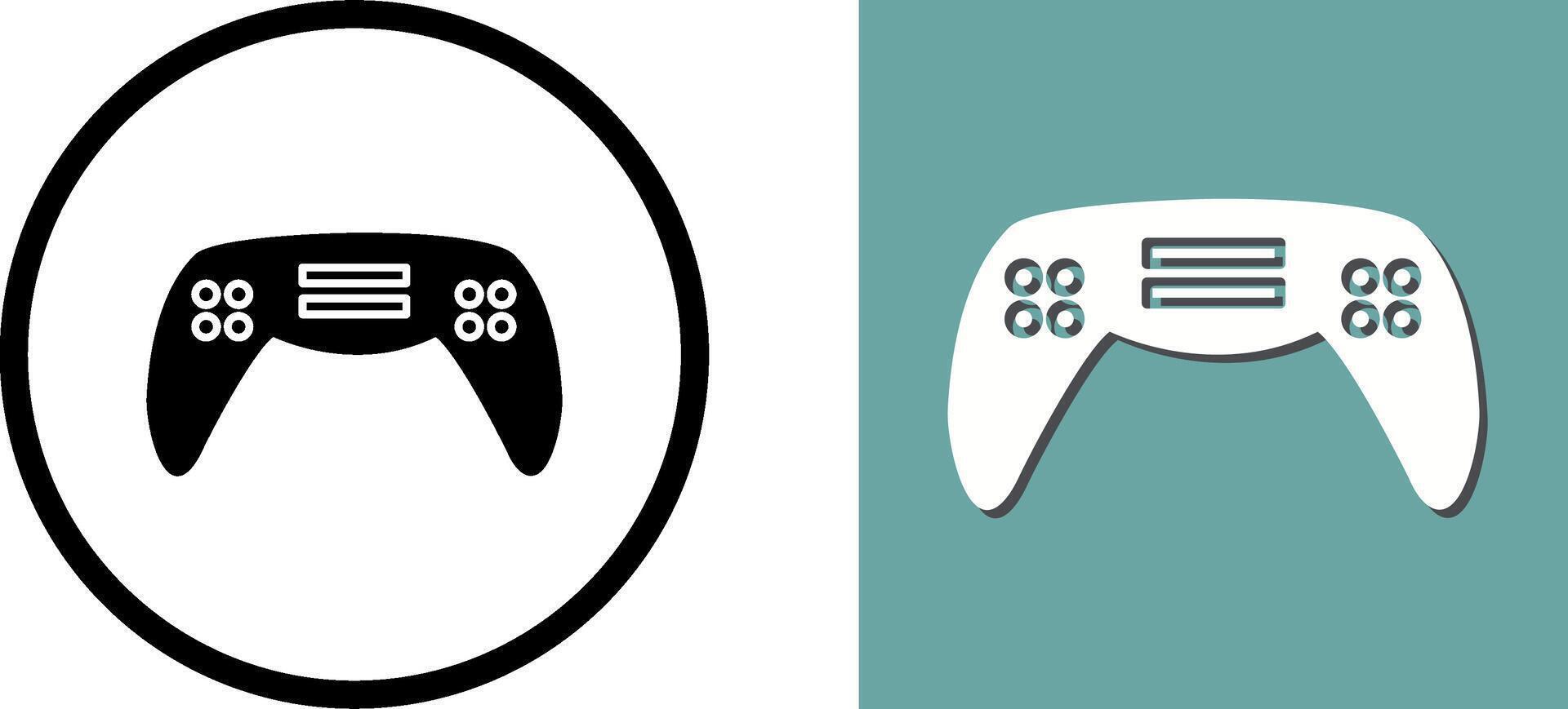 Unique Gaming Console Icon Design vector