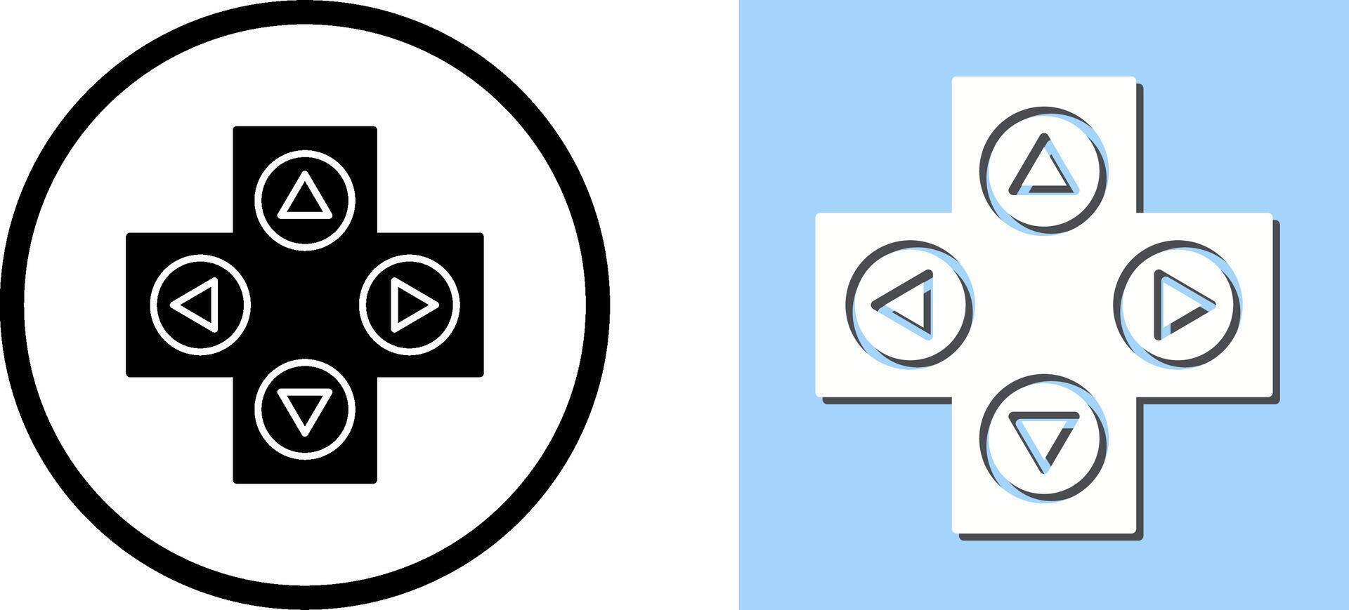 Unique Gaming Control Icon Design vector