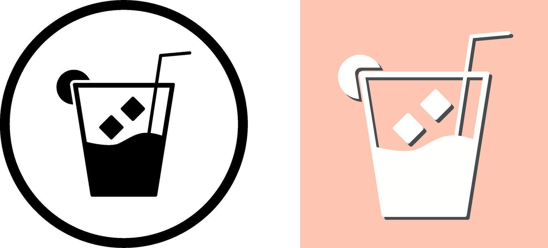 Unique Whiskey Sour Icon Design vector